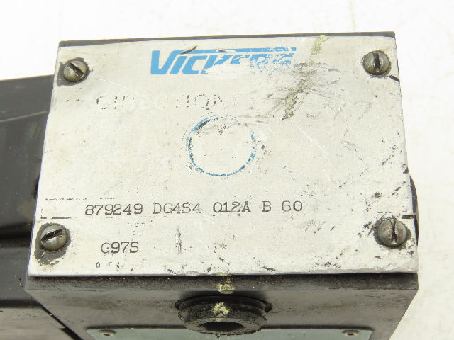 Vickers DG4S4-012A-B-60 Hydraulic Directional Control Single Solenoid Valve 120V