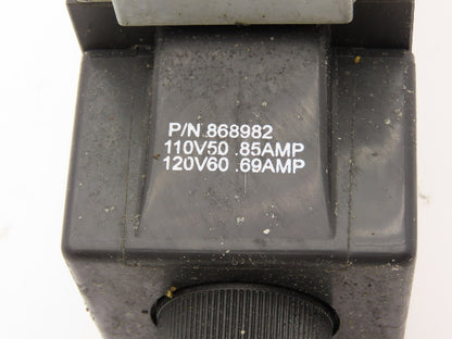 Vickers DG4S4LW-012A-B-60 Directional Control Single Solenoid Valve 120V
