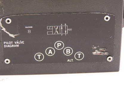Vickers DG4S4LW-012A-B-60 Directional Control Single Solenoid Valve 120V