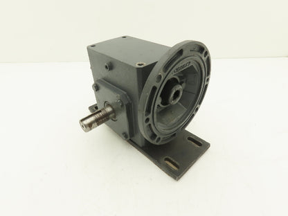 Morse Raider 206Q56LR20 Worm Gearbox 20:1 Reducer 1.33Hp 87.5rpm 56C LH Output