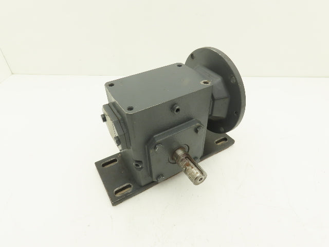 Morse Raider 206Q56LR20 Worm Gearbox 20:1 Reducer 1.33Hp 87.5rpm 56C LH Output