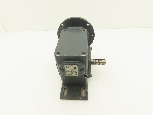 Morse Raider 206Q56LR20 Worm Gearbox 20:1 Reducer 1.33Hp 87.5rpm 56C LH Output