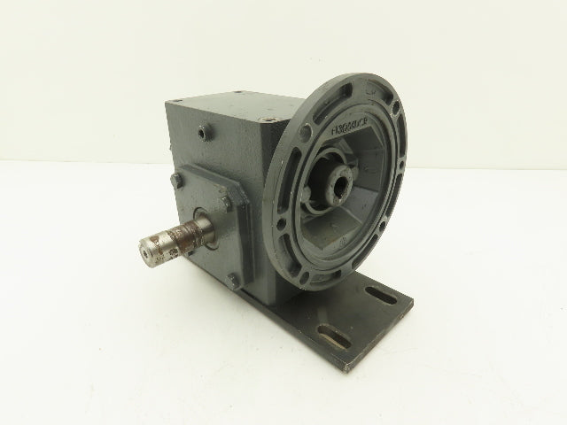 Morse Raider 206Q56LR20 Worm Gearbox 20:1 Reducer 1.33Hp 87.5rpm 56C LH Output