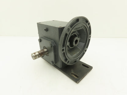 Morse Raider 206Q56LR20 Worm Gearbox 20:1 Reducer 1.33Hp 87.5rpm 56C LH Output