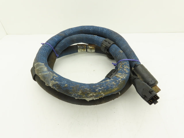 Nordson 274795 Hot Melt Adhesive Glue Dispenser Hose 12' Length 1500psi 240V