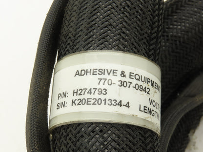 Nordson Adhesive & Equipment H274793 Hot Melt Glue Dispenser Hose 8' Length 240V