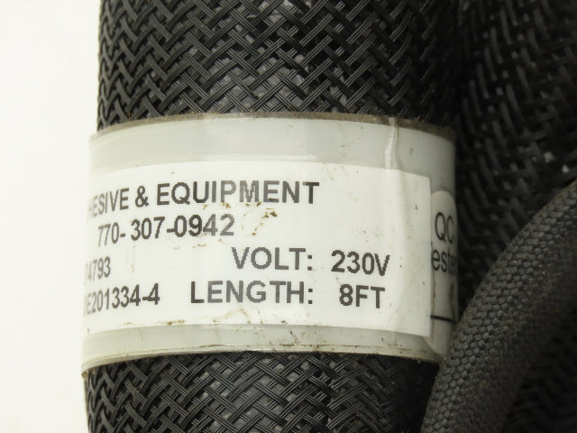 Nordson Adhesive & Equipment H274793 Hot Melt Glue Dispenser Hose 8' Length 240V