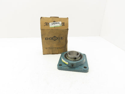 Dodge F4B-SC-200-NL Flange Mount Ball Bearing 2" Bore Sealed Set Screw 4-Bolt
