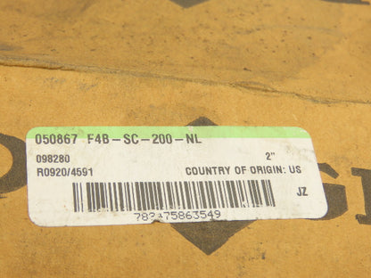 Dodge F4B-SC-200-NL Flange Mount Ball Bearing 2" Bore Sealed Set Screw 4-Bolt