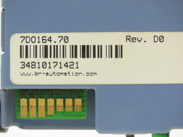 B&R Automation 7DO164.70 Digital Output Module Rev D0 Digital Outputs
