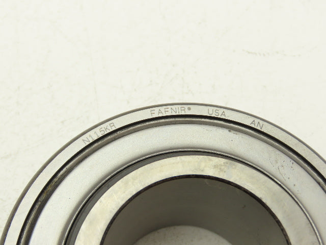 Fafnir N115KR Ball Bearing Insert 1-15/16" Bore NO Locking Ring Out of Box