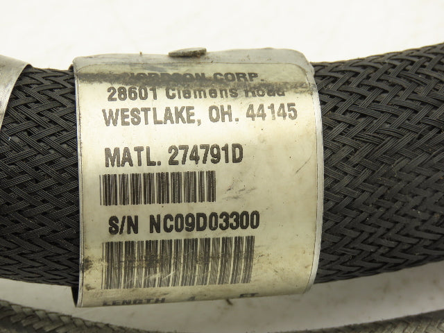 Nordson 274791D Hot Melt Adhesive Glue Dispenser Hose 4' Length 1500psi 240V