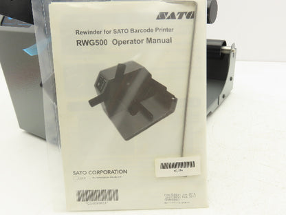 Sato RWG500 Rewinder 5" For Barcode Printer Labeler 24VDC 2 Amp
