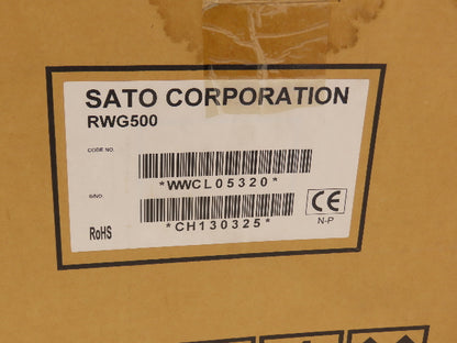 Sato RWG500 Rewinder 5" For Barcode Printer Labeler 24VDC 2 Amp