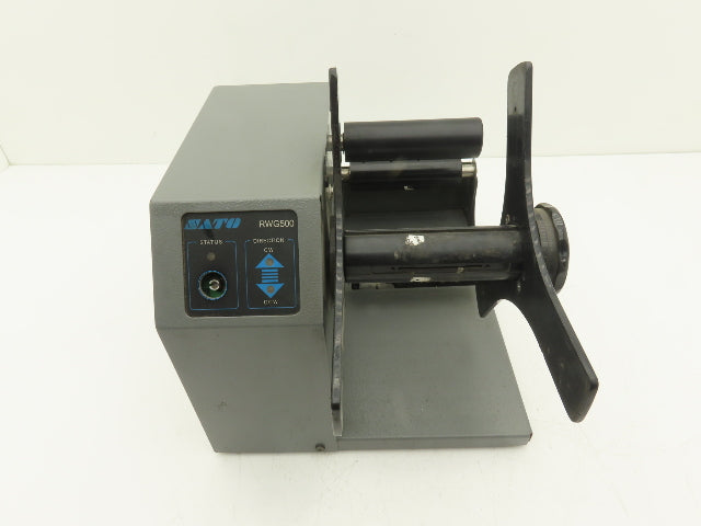Sato RWG500 Rewinder 5" For Barcode Printer Labeler 24VDC 2 Amp READ