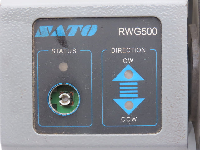 Sato RWG500 Rewinder 5" For Barcode Printer Labeler 24VDC 2 Amp READ