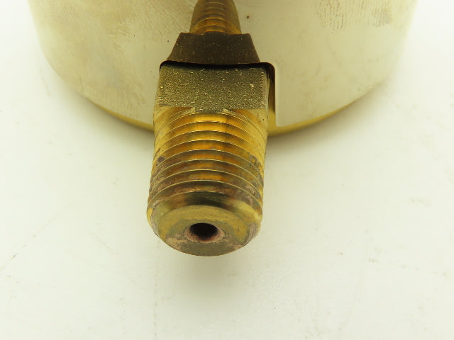 Wika 9310681 Liquid Filled Brass Pressure Gauge 0-30PSI 1/4"NPT