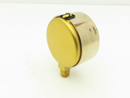 Wika 9310681 Liquid Filled Brass Pressure Gauge 0-30PSI 1/4"NPT