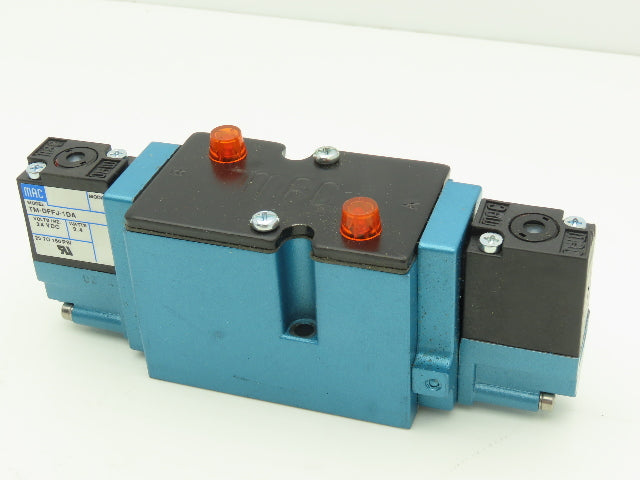 Mac 82A-EC-000-TM Pneumatic Solenoid Valve 4/3 Double Acting 150PSI 24VDC Coil