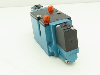 Mac 82A-EC-000-TM Pneumatic Solenoid Valve 4/3 Double Acting 150PSI 24VDC Coil
