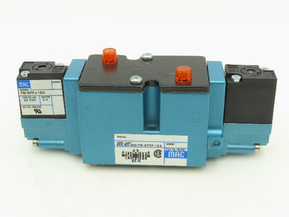 Mac 82A-EC-000-TM Pneumatic Solenoid Valve 4/3 Double Acting 150PSI 24VDC Coil
