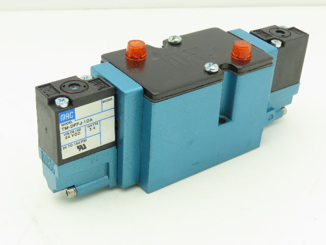 Mac 82A-EC-000-TM Pneumatic Solenoid Valve 4/3 Double Acting 150PSI 24VDC Coil