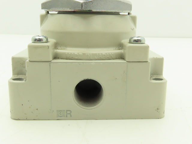 SMC VH410-N04-L Rotary Hand Lever Pneumatic Air Control Valve 3 Pos 1/2" NPT