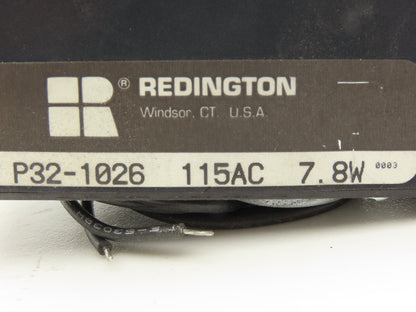 Redington P32-1026 Electromechanical Counter 6-Digit 115VAC Reset Key