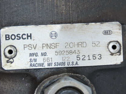 Racine PSV PNSF 20HRD 52 Silent Vane Hydraulic Pump 15.2 GPM 2000 PSI Dual Shaft