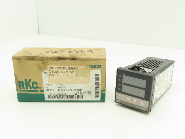 RKC C100FJA3-M Rex C100 PLC Temperature Controller Module 0-2192°F 100-240V