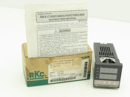 RKC C100FJA3-M Rex C100 PLC Temperature Controller Module 0-2192°F 100-240V