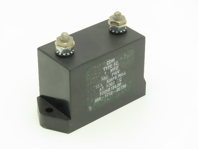 CDM F205B104JM Mica Capacitor 0.1MFD 500PWV 18A 1MHz Lot of 2