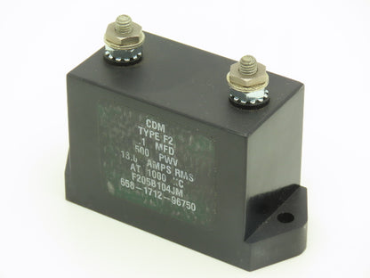 CDM F205B104JM Mica Capacitor 0.1MFD 500PWV 18A 1MHz Lot of 2