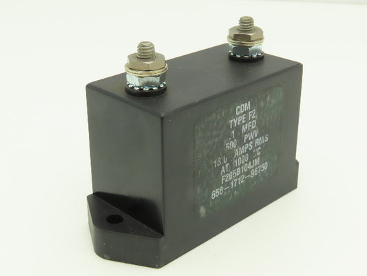 CDM F205B104JM Mica Capacitor 0.1MFD 500PWV 18A 1MHz Lot of 2