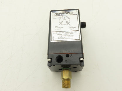 Proportion Air QB2XANEXZP100PSG Proportional Pressure Transducer 100PSI 1/4"NPT