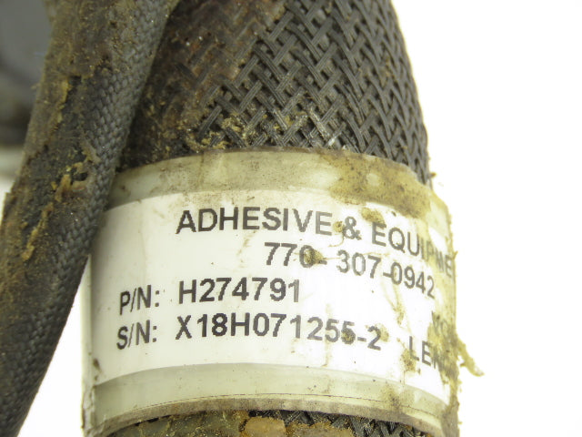 Nordson Adhesive & Equipment H274791 Hot Melt Glue Hose 5/16" 4' Length 230V