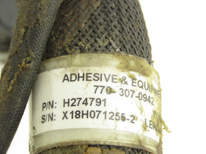 Nordson Adhesive & Equipment H274791 Hot Melt Glue Hose 5/16" 4' Length 230V