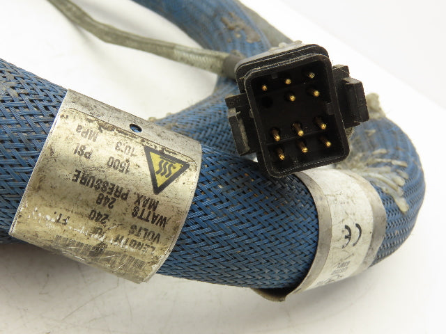 Nordson 274793D Hot Melt Adhesive Glue Dispenser Hose 8' Length 1500psi 240V
