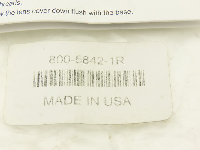 Cognex 800-5842-1R Lens Cover Protector For In-Sight 5100 Vision Systems