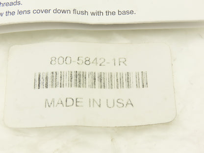 Cognex 800-5842-1R Lens Cover Protector For In-Sight 5100 Vision Systems