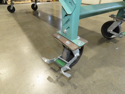 Roach 28"x 10' Portable Slider Bed Conveyor 24"Belt .33Hp 230/460V 3PH 65FPM