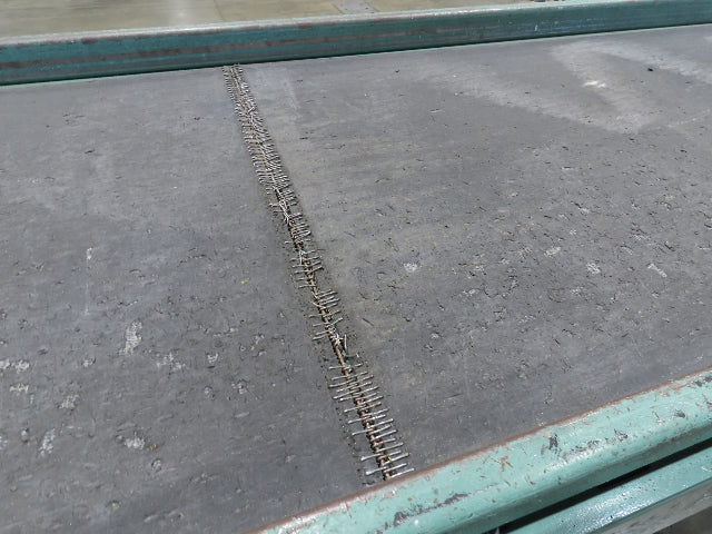 Roach 28"x 10' Portable Slider Bed Conveyor 24"Belt .33Hp 230/460V 3PH 65FPM