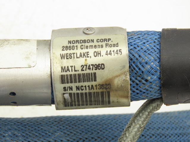 Nordson 274796D Hot Melt Adhesive Glue Dispenser Hose 16' Length 1500psi 240V