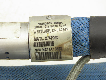 Nordson 274796D Hot Melt Adhesive Glue Dispenser Hose 16' Length 1500psi 240V