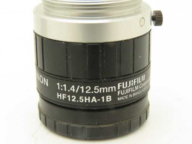 Fujifilm Fujinon HF12.5HA-1B Machine Camera Lens 1:1.4/12.5mm Lot of 4
