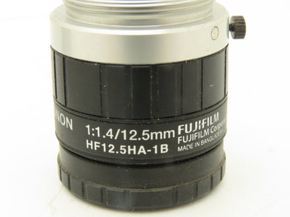 Fujifilm Fujinon HF12.5HA-1B Machine Camera Lens 1:1.4/12.5mm Lot of 4