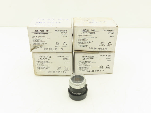 Fujifilm Fujinon HF12.5HA-1B Machine Camera Lens 1:1.4/12.5mm Lot of 4