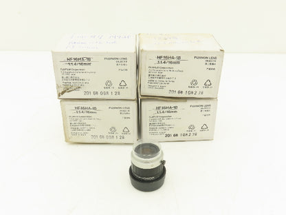 Fujifilm Fujinon HF12.5HA-1B Machine Camera Lens 1:1.4/12.5mm Lot of 4