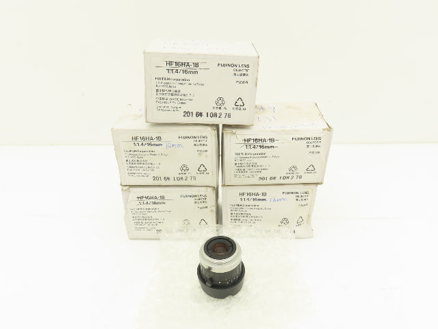 Fujifilm Fujinon HF12.5HA-1B Machine Camera Lens 1:1.4/12.5mm Lot of 5