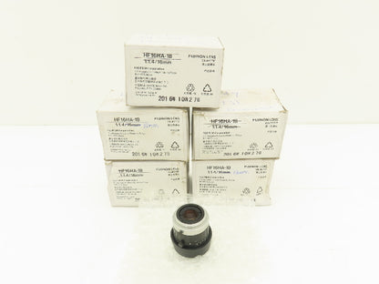 Fujifilm Fujinon HF12.5HA-1B Machine Camera Lens 1:1.4/12.5mm Lot of 5